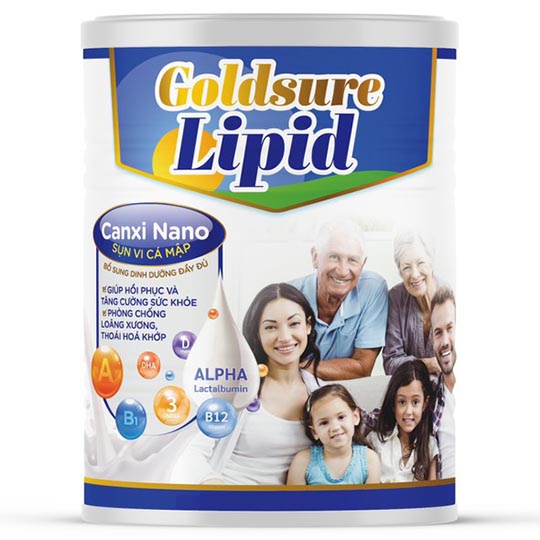 Sữa Goldsure Lipid 800g